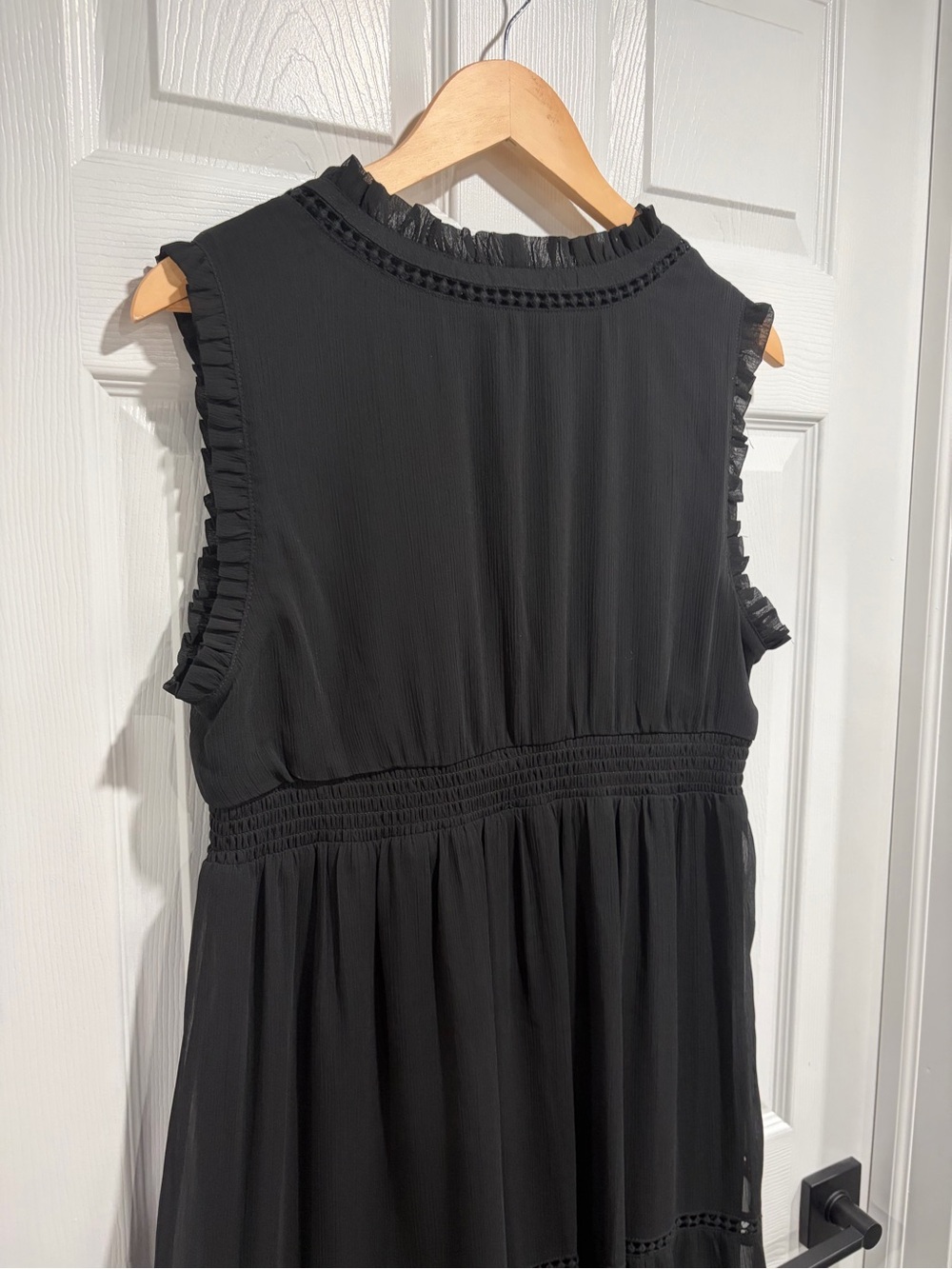Christina Black Sleeveless V-Neck Maxi Dress - Picture 8 of 12